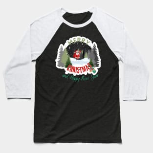 Santa Clus on Christmas night Baseball T-Shirt